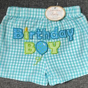🎈🩵’His First Birthday’ Diaper Cover🩵🎈